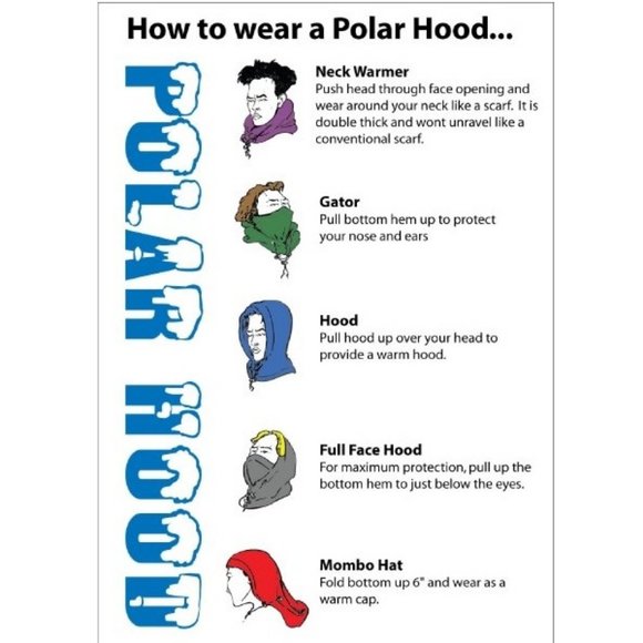 Autism Colorful Puzzle Fleece Versatile Hood NWT - Picture 2 of 2